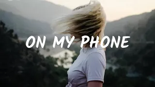 GhostDragon & dreamr. - On My Phone (Lyrics) feat. GLNNA