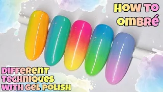 🌅 HOW TO OMBRÉ | GEL POLISH OMBRE | Nail Art Design Tutorial | Gradient | Fade | Blend | Easy