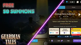 Free 50 Summons| Summoning For Fun | Guardian Tales