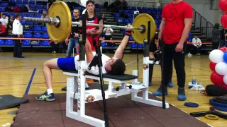 Мукомолов Андрей, русский жим 55 кг, кате. мужчины (с допуском по весу до 75 кг) - 79 раз, 2 место