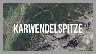 Westliche Karwendelspitze Mittenwald | Wanderung bayerische Berge | wandern in Bayern | GPS-Track