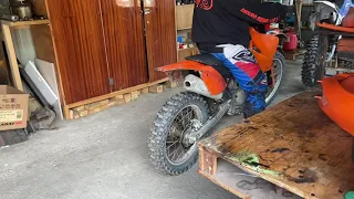 Ktm exc 450 2006 rfs exhaust sound