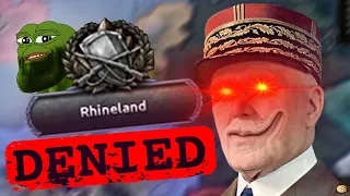 When France Denies The Rhineland (Playing France Is Like Eating Cold Pizza)