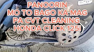 TUWING KAILAN KA DAPAT MAG PA CVT CLEANING HONDA CLICK 125i #cvtcleaning #tutorial #maintenance