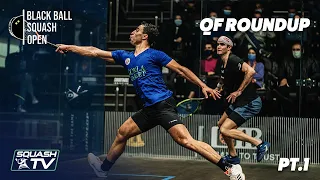 Squash: CIB Black Ball Open 2020 - Men's QF Roundup [Pt.1]