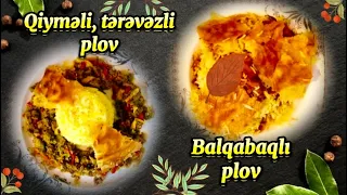 ПЛОВ С ТЫКВОЙ И С ФАРШОМ (BALQABAQ PLOVU VƏ QİYMƏLİ, TƏRƏVƏZLİ PLOV. BOL VİTAMİNLİ VƏ ÇOX LƏZZƏTLİ)