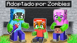 Adoptado por ZOMBIES en Minecraft!