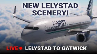 Checking Out Lelystad Airport (EHLE) From PapaHotel - EHLE Back to EGKK - MSFS Live
