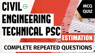 ESTIMATION - TYPES, UNITS, COEFF. OF PAINTING. Civil Engineering PSC Repeated questions( ITI level )