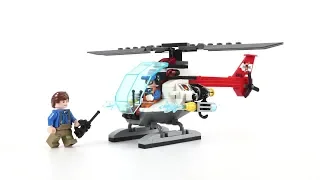 Lego China Enlighten 2803 City Police Fire Rescue Pioneer Rescue Aircraft - MengBrick Build