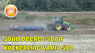 Tillage 2022 | John Deere 8400R & Köckerling Vario 570 cultivator