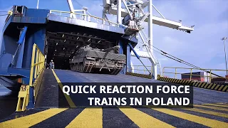 NATO’s quick-reaction force trains in Poland 🇵🇱