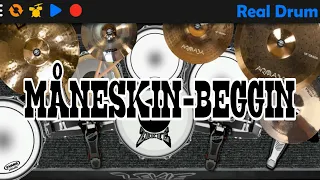 Måneskin - Beggin' (Real Drums App Covers) by - JB.Drummer