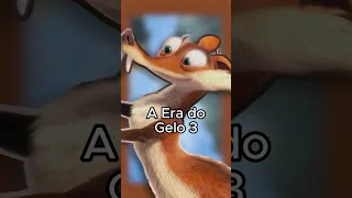 Você percebeu que no filme A Era do Gelo 3