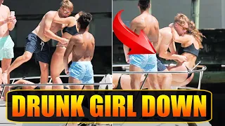 DRUNK GIRL GOES DOWN | MIAMI RIVER | BOAT ZONE