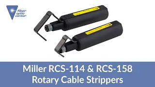 Miller RCS-114 and RCS-158 Round Cable Strippers - Available from Fiber Optic Center