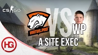 Virtus Pro vs Worst Players - Cobblestone, A Site Wall of Smoke (CS:GO Strategy Breakdown #24)