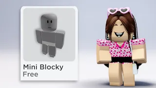 HOW TO BE A CUTE MINI BLOCKY AVATAR FOR ACTUALLY FREE!🥰🤩