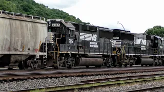 Rare Railcars and Interesting Power on NS 10G in Leetsdale, PA - 9/11/2020