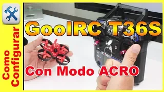 GoolRC T36S Micro FPV Racing Drone - Mini Drone FPV Acro Tiny Whoop