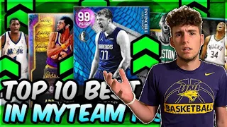 REACTING TO DBG RANKING THE TOP 10 BEST PLAYERS IN MyTEAM HISTORY!! (NBA 2K13 - NBA 2K22 MyTEAM)