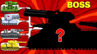 Monster tank: IRON RATTE vs MEGA TANK - Cartoons about tank/Nina tank cartoon