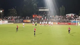 2-0 goal for FC Winterthur vs FC Aarau scored by captain Davide Calla 27. July 2018