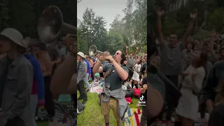 Random Guy plays trumpet at a ThunderCat concert