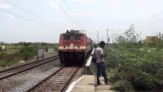 12680 COIMBATORE-CHENNAI CENTRAL INTERCITY EXPRESS WITH RPM WAP-4!!