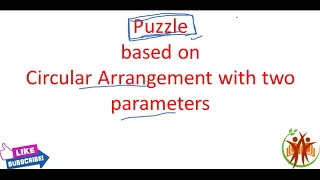 Puzzle based on Circular Arrangement | SBI PO, SBI Clerk, Syndicate Bank, Canara Bank |