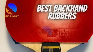 top 10 table tennis rubbers for backhand in 2022 (Part 2)