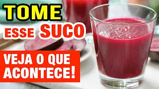 Benefícios do SUCO DE BETERRABA! Veja o que acontece na Saúde, Músculos,.. Como Tomar e Dicas