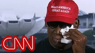 Dennis Rodman gets emotional after Trump-Kim summit