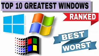 Top 10 Windows Versions | Windows 1 to Windows 11 | The greatest windows of all time | Factonian