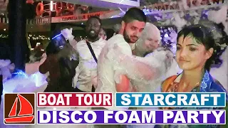 Turkey Alanya / Boat tour. Disco Foam Party / STARCRAFT BOAT