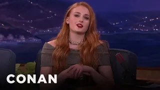 Sophie Turner On The UK's Ginger Hate | CONAN on TBS