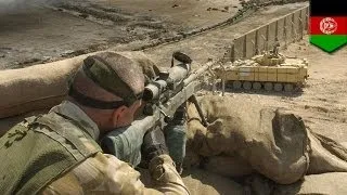 UK sniper kills six Afghan insurgents with a single bullet in 2013