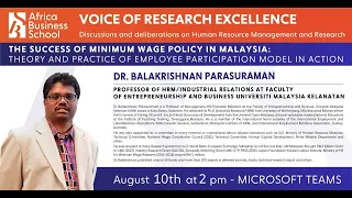 Voice of Research Excellence - Webinar #17