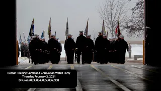 Navy Recruit Training Command Graduation on February 1, 2024