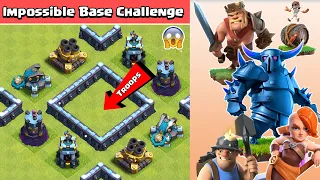 Troops vs Super Troops vs Heroes |Impossible Base Challenge #2 | Clash of Clans | Gameplay | COC