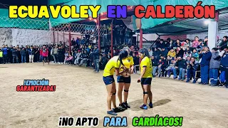 🥶ECUAVOLEY frente a EMERSON JR.✨🇪🇨 ≛LAS VIVIS en CALDERÓN≛ MUJERES vs HOMBRES 2023 🔥