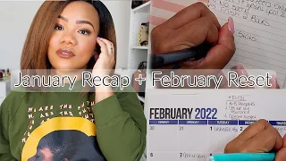 February Reset Routine | January Recap, February Goals + To-Do List | Plan With Me