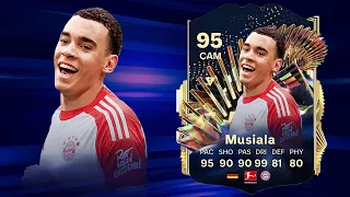 FC 24: JAMAL MUSIALA 95 TOTS PLAYER REVIEW I FC 24 ULTIMATE TEAM