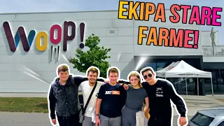 GREMO V WOOP Z EKIPO STARE FARME!!! (WOOP LJUBLJANA) [VLOG SLO]