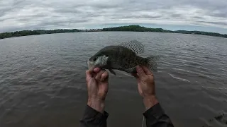 bank fishing for slab crappie