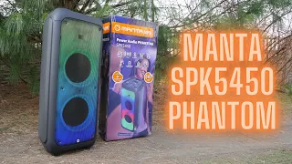 Manta SPK5450 Phantom - test głośnika Power Audio z bezprzewodowym mikrofonem