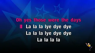 Those Were The Days - Mary Hopkin (KARAOKE)