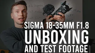 Sigma 18-35MM F1.8 Unboxing and Test Footage with Canon M50