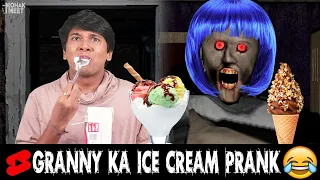 Granny Ki Prank Wali Ice Cream 😂 HORROR GAME GRANNY 2 : GRANNY COMEDY || MOHAK MEET #Shorts