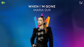 Maria Sur - When I'm Gone (Lyrics Video)